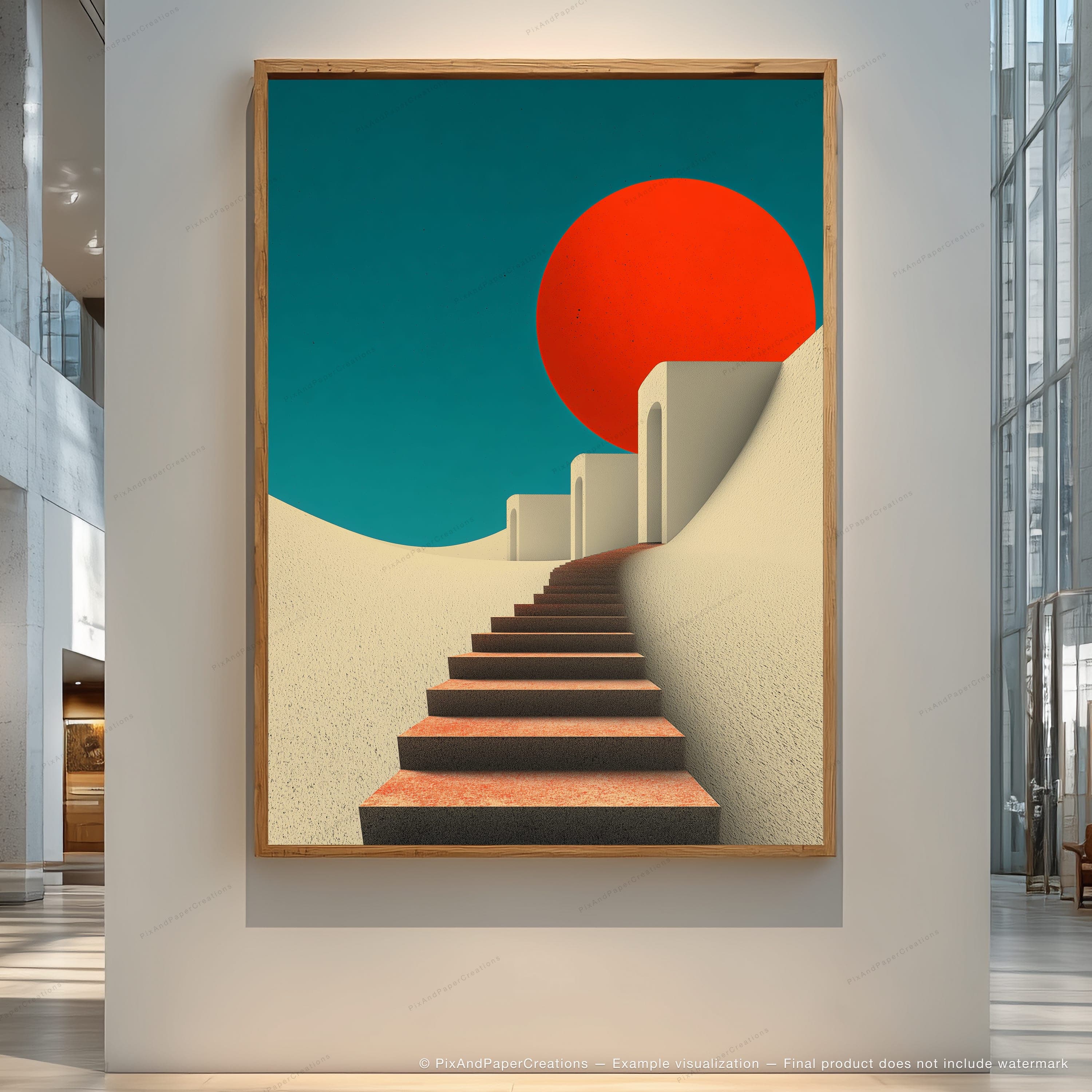 Sun Stairs — Ascending Blocks