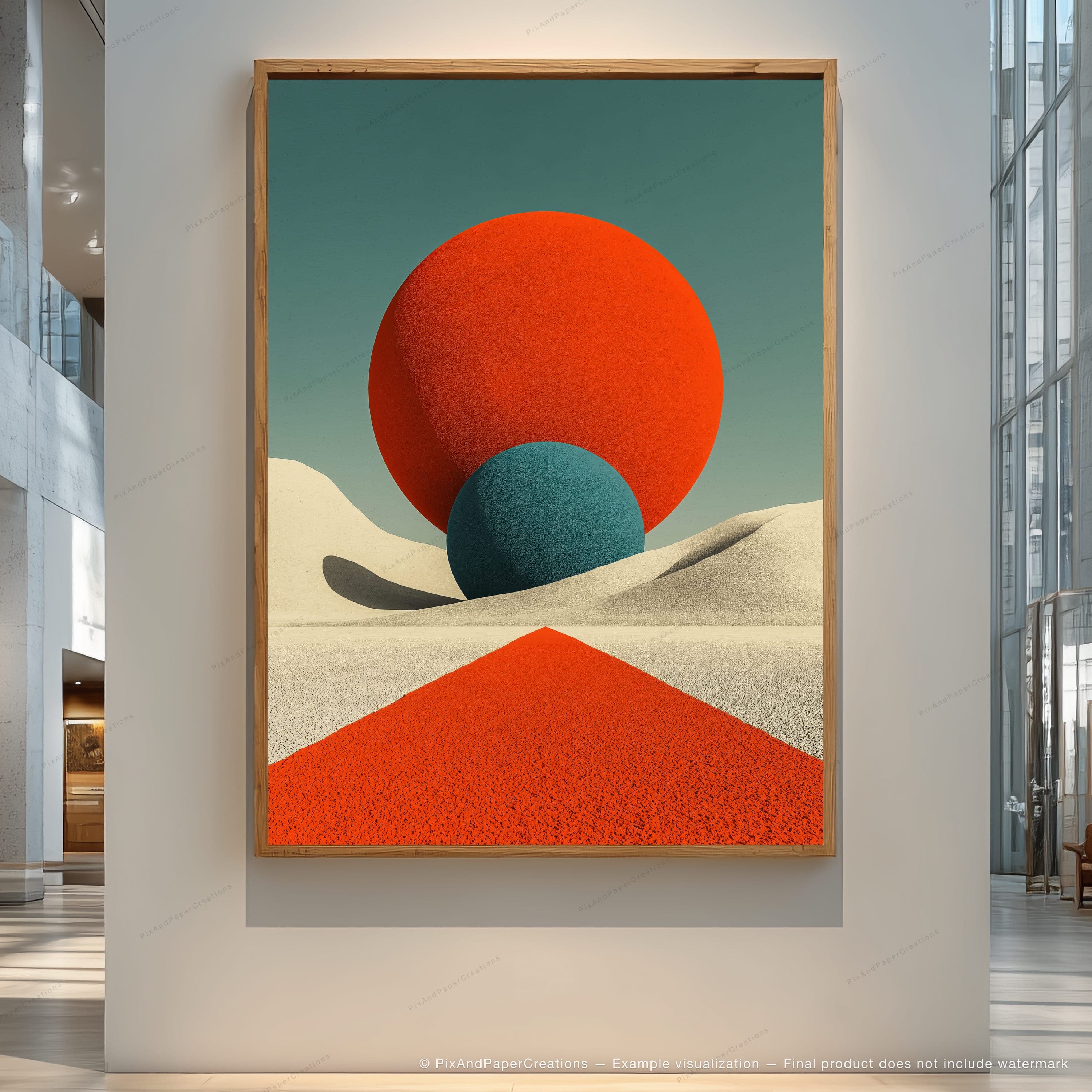 Orbit — Teal Around Sun