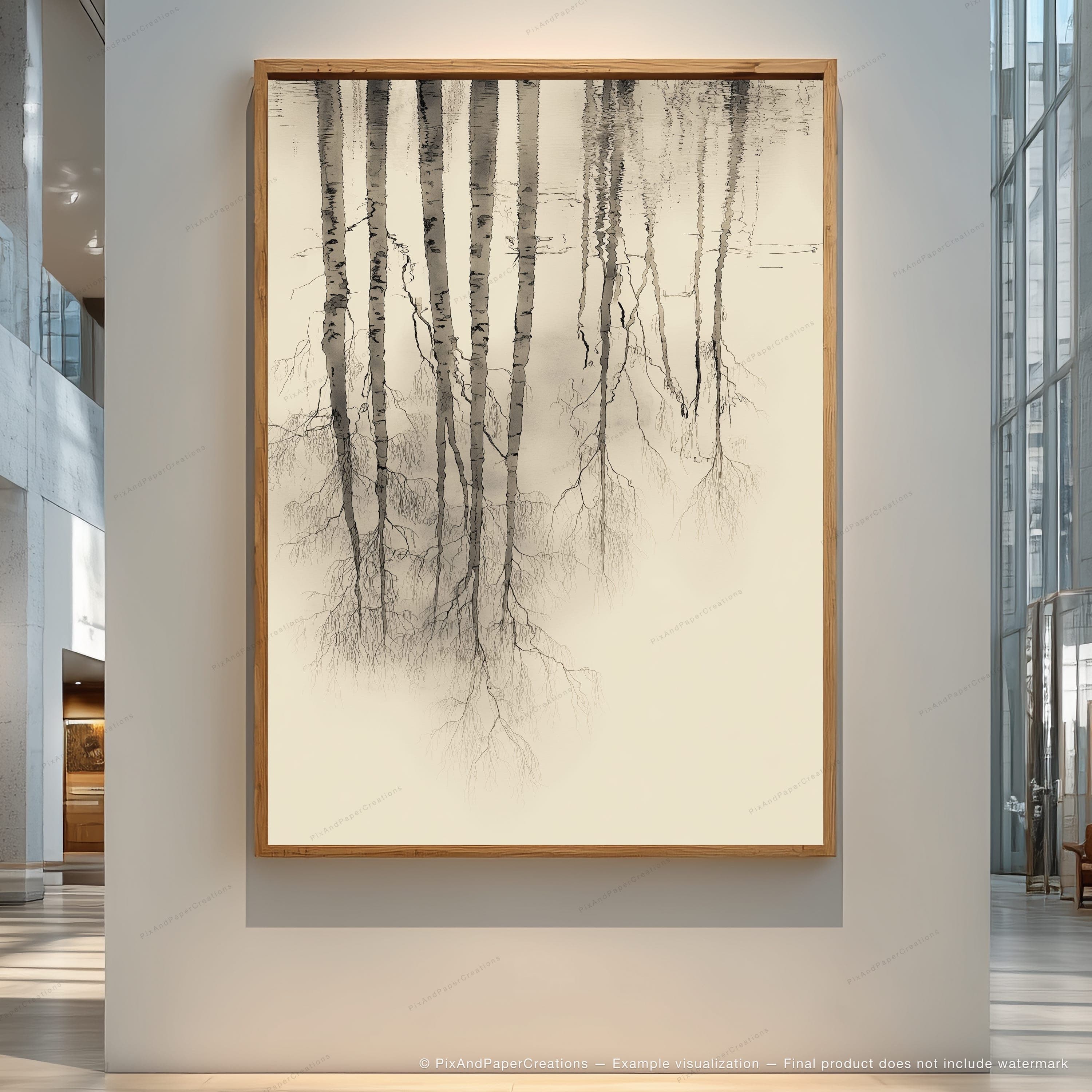 Birch Reflections